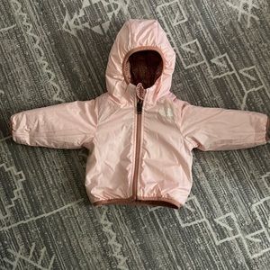 Infant North Face Jacket 6-12 M reversible NWOT